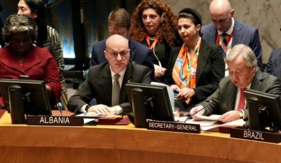 Hasani flet në Këshillin e Sigurimit të OKB: Shqipëria mbështet Izraelin 