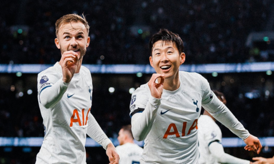 Tottenhami vazhdon me fitore, pa konkurrencë në Premierligë