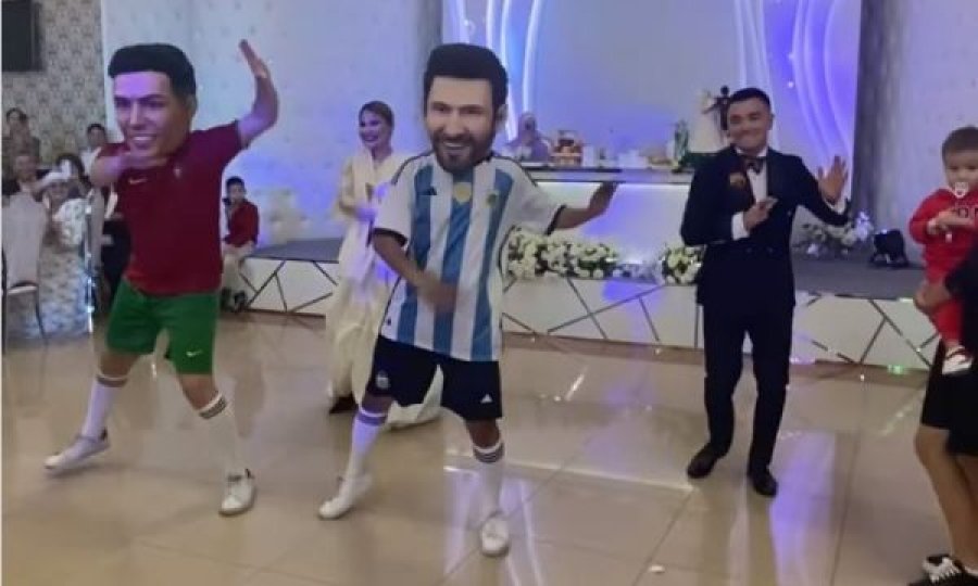 Kur i fton Messin e Ronaldon në dasmë!