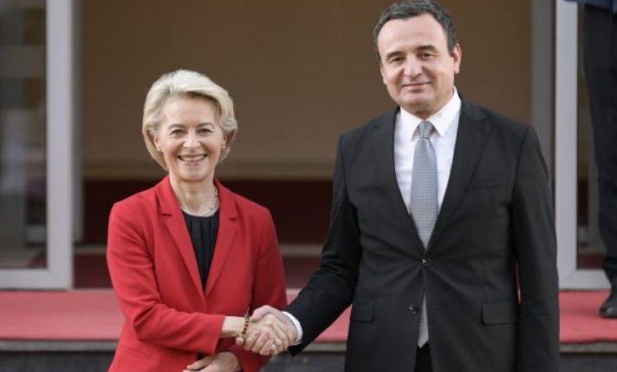 Pse në hartën e Evropës të paraqitur nga Ursula von Der Leyen Kosova paraqitet si pjesë e Serbisë?