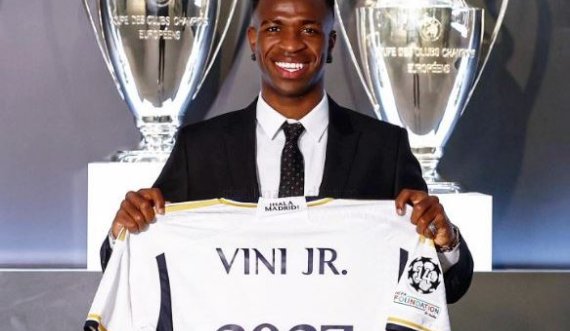 Përfitim i çmendur, Vinicius e vazhdon kontratën me Realin me  klauzolën për 1 miliard euro