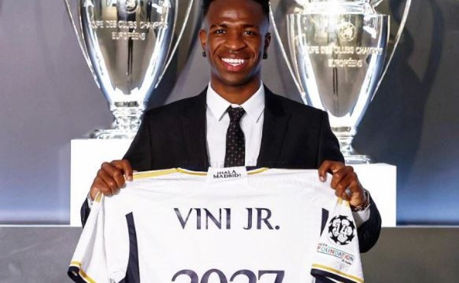 Përfitim i çmendur, Vinicius e vazhdon kontratën me Realin me  klauzolën për 1 miliard euro