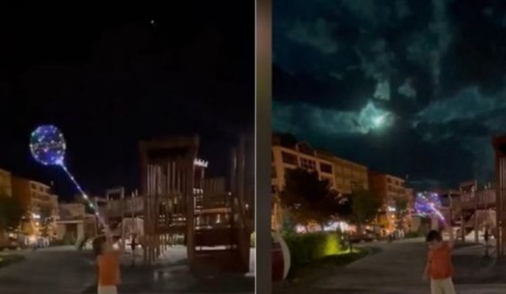 Ja momenti kur një meteor 'çan' mes për mes qiellin e Turqisë