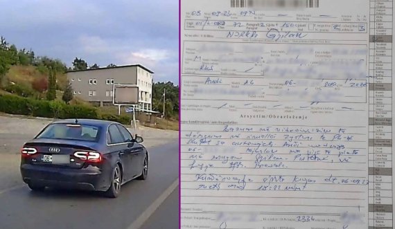 Dikush e incizoi duke bërë tejkalim në vijë të plotë, gjobitet shoferi në rrugën Gjilan-Prishtinë