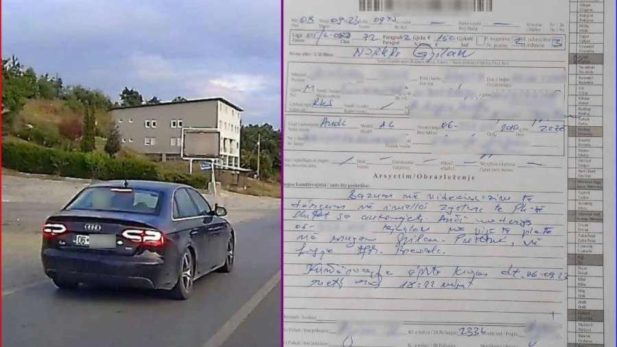 Dikush e incizoi duke bërë tejkalim në vijë të plotë, gjobitet shoferi në rrugën Gjilan-Prishtinë