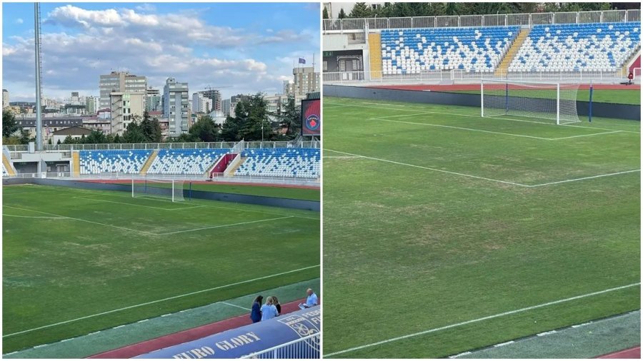 Mediumi zviceran shkruan për terrenin e fushës “Fadil Vokrri”, përmend edhe largimin e Prishtinës