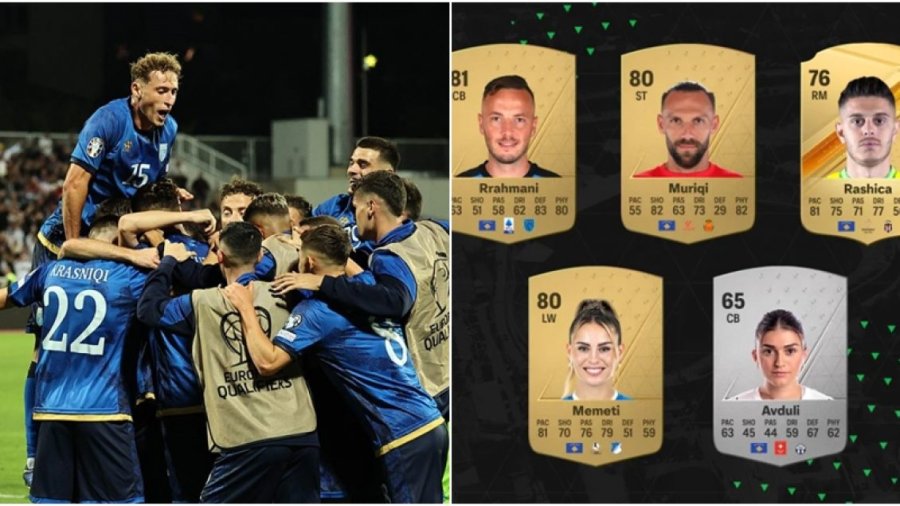Publikohen vlerësimet për futbollistët e Kosovës nga loja EA Sports FIFA: Rrahmani i pari, Aro Muric më i miri për pasime
