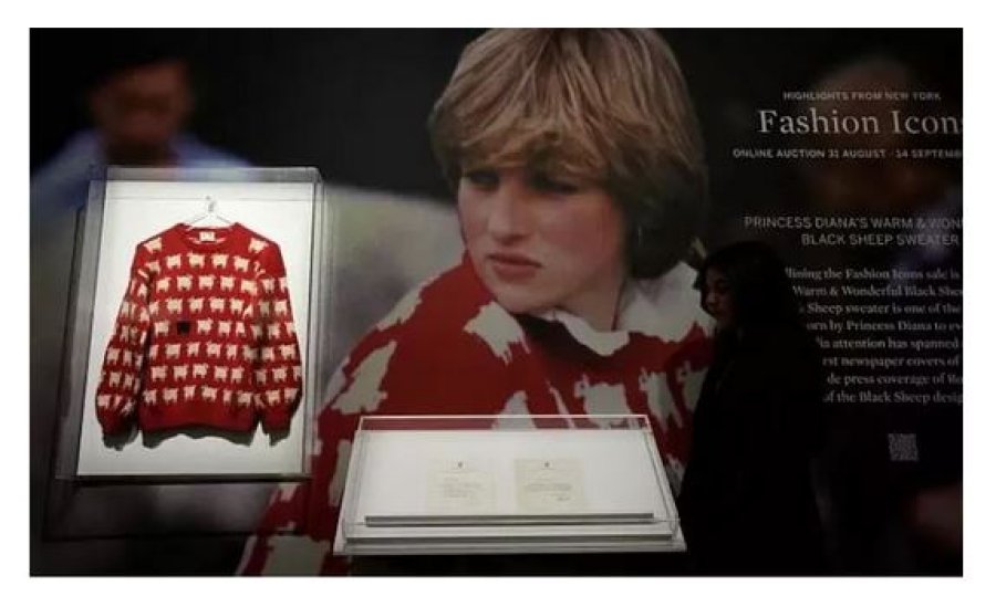 Zbulohet çmimi  marramendës  me të cilin  shitet në ankand  bluza e Princeshës Diana 
