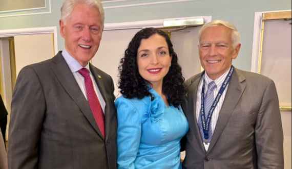 Vjosa Osmani takon Clintonin dhe Clarkun: Dy heronj, një histori, Kosova në mes