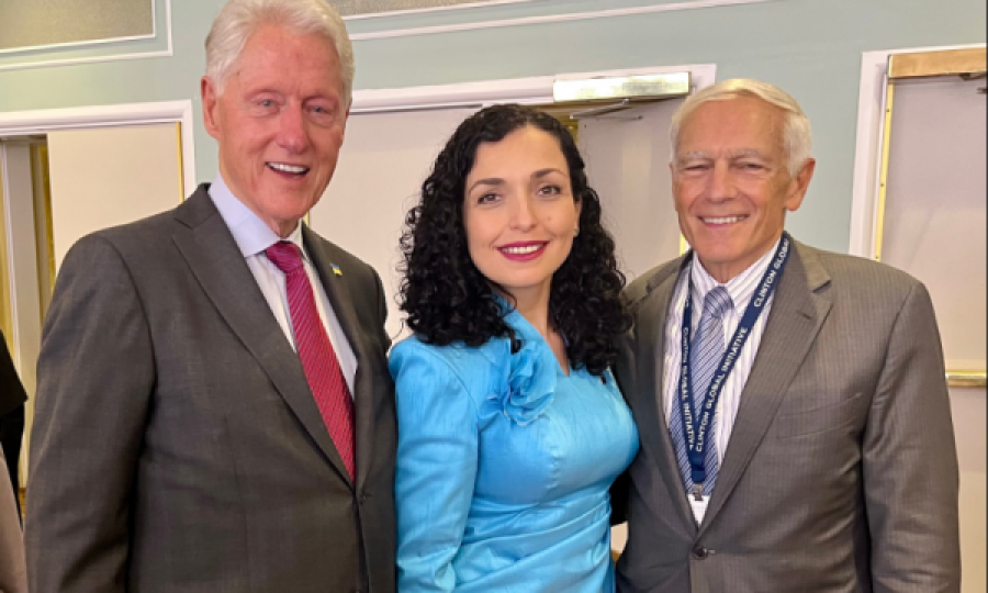 Vjosa Osmani takon Clintonin dhe Clarkun: Dy heronj, një histori, Kosova në mes