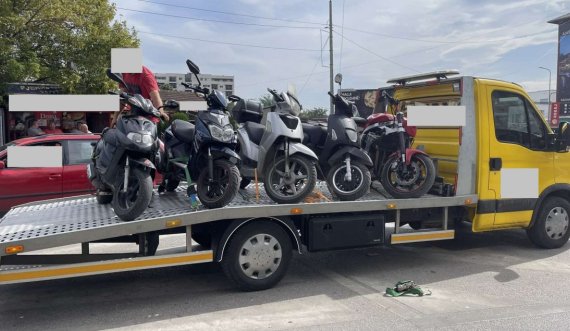 Pejë: Policia dënon 51 qytetarë dhe sekuestron 22 motoçikleta 