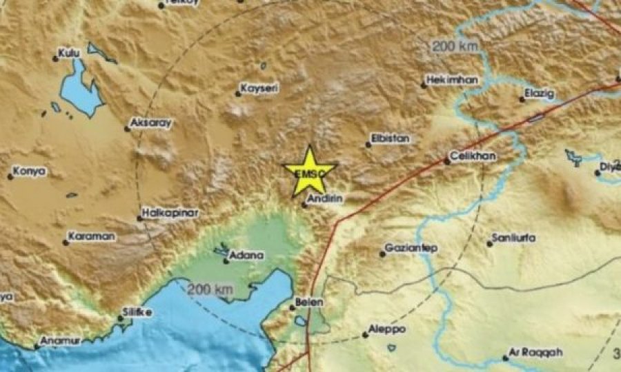 Tërmeti godet Turqinë, në këtë vend ishte epiqendra 