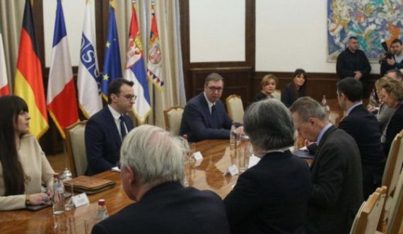 Presidenti i Serbisë nesër takohet me ambasadorët e vendeve të Quint-it