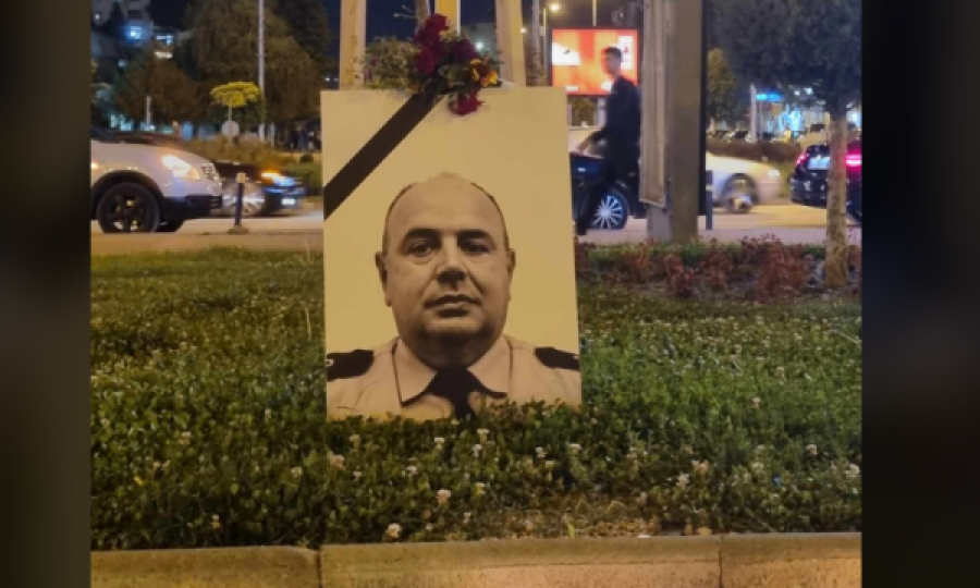 Edhe në Tetovë nderohet polici Afrim Bunjaku