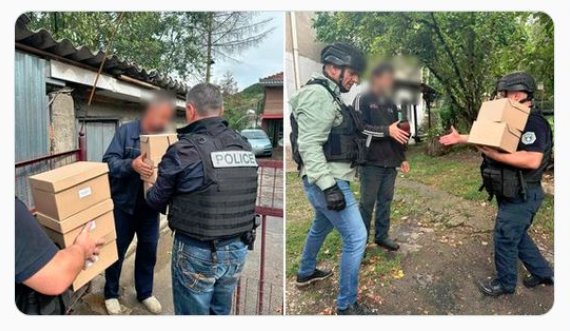 Policia e Kosovës shpërndanë pako me ushqime për qytetarët e Banjskës