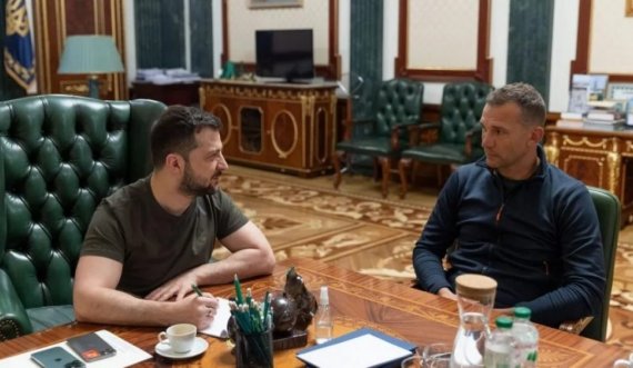 Ish trajneri Andriy Shevchenko emërohet këshilltar i presidentit ukrainas Zelensky