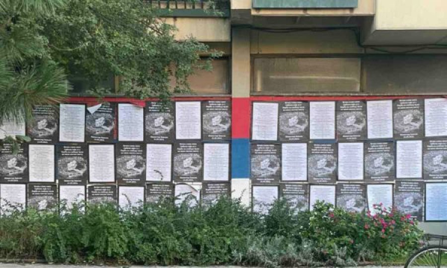 Novi Sadi mbushet me postera që glorifikojnë terroristët që vdiqën në Banjskë
