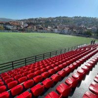 Përparim Rama e prezanton tribunën e re në stadiumin e Flamurtarit