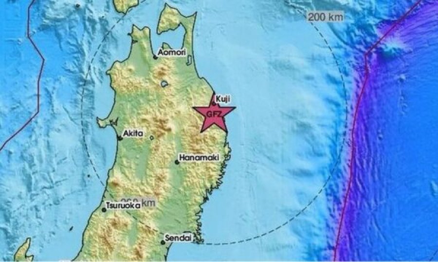 Një tërmet i fortë ‘shkund’ Japoninë, ja sa ishte magnituda