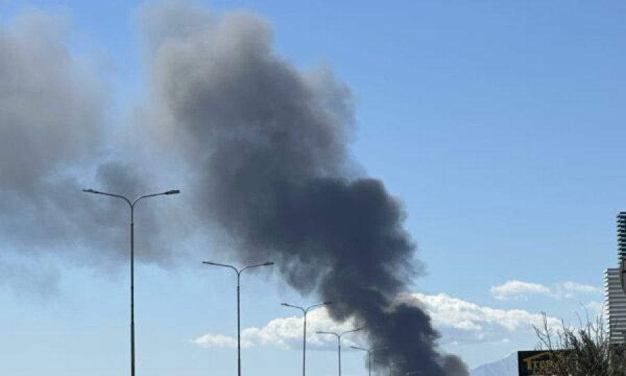 Policia jep detaje për zjarrin në depon afër rrugës Prishtinë-Ferizaj