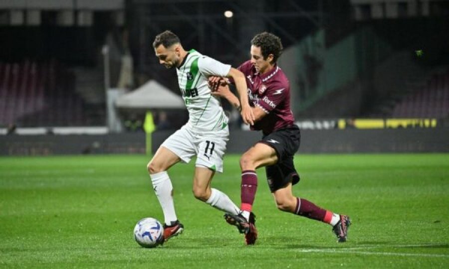 Nedim Bajrami asiston e shënon, por Sassuolo luan baras me Salernitanan