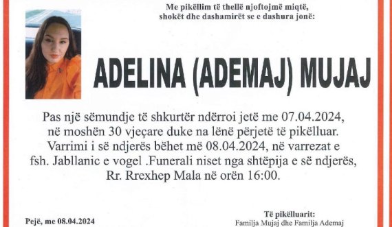 Vdes në moshën 30 vjeçare mësimdhënësja kosovare e matematikës