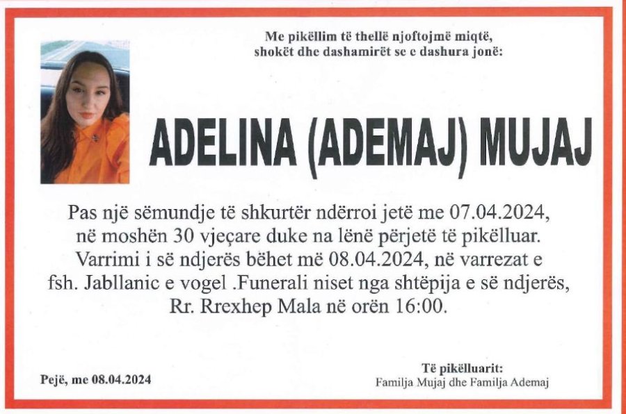 Vdes në moshën 30 vjeçare mësimdhënësja kosovare e matematikës