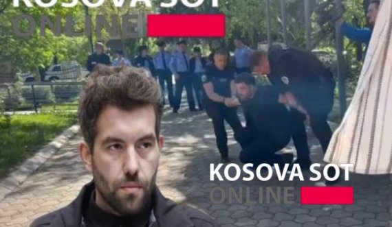 Arrestohet Rron Gjinovci, policët e Kosovës e tërheqin zvarrë 