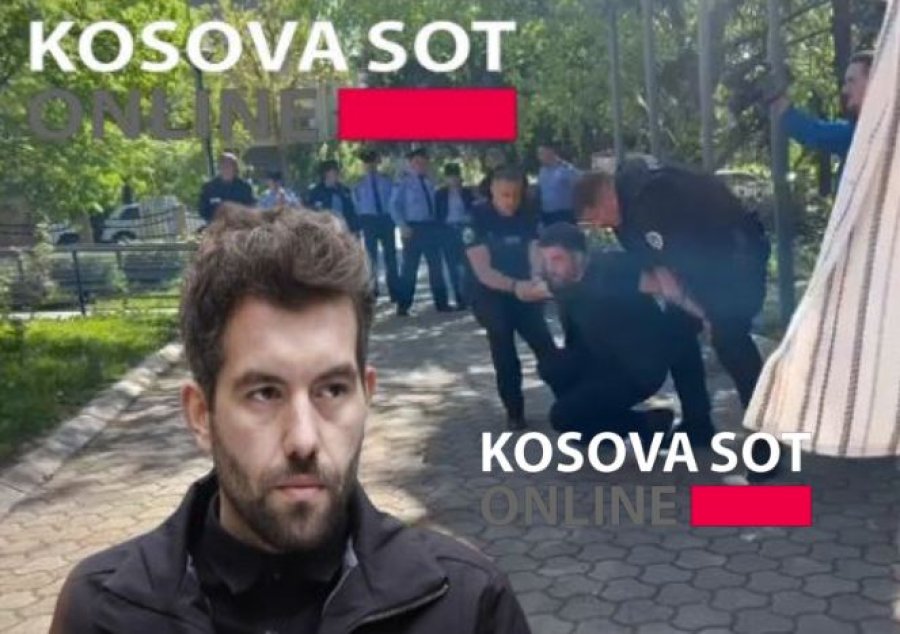 Arrestohet Rron Gjinovci, policët e Kosovës e tërheqin zvarrë 