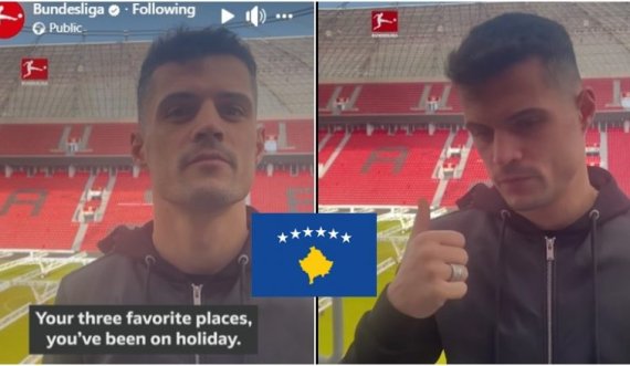 Granit Xhaka me një përgjigje fantastike kur pyetet nga Bundesliga se cili është vendi i preferuar për pushime