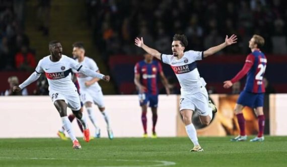 PSG-ja përmbys Barcelonën me fitore bindëse dhe kalon në gjysmëfinale të Ligës së Kampionëve