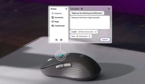 Logitech po përgatit një mi “të zgjuar”: Ju ndihmon të shkruani email ose të modifikoni tekstet 