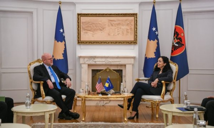 Detaje nga takimi i Hovenier me Vjosa Osmanin