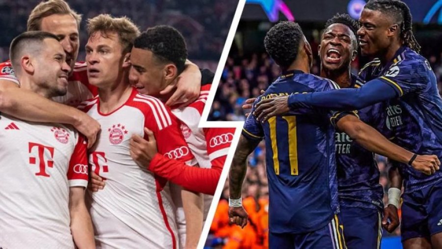 Sot dita e ndeshjes së parë gjysmëfinale,  Bayern Munich pret Real Madridin në klasiken evropiane