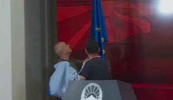 Në Shkup, Kosovës ia ngatërrojnë flamurin me atë të BE’së