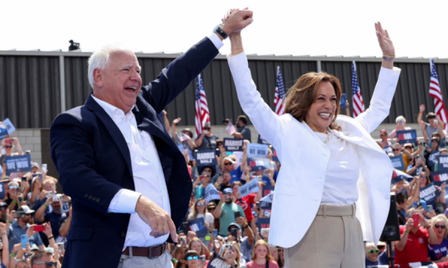 Demokratët  në optimizëm  të madh me rritjen mbështetjes për  Kamala Harris