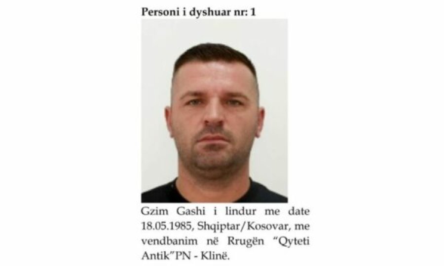 Këto janë veprat penale  për të cilat dyshohet Gëzim Gashi, në kërkim nga Policia e Kosovës 