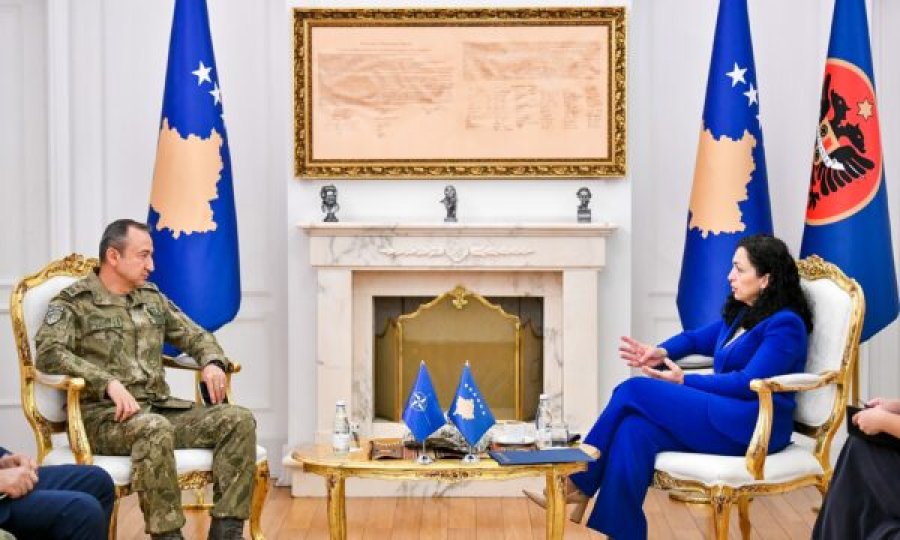 Osmani takon komandantin e KFOR’it: Hapja e urës si akt normalizimi e integrimi është në interes të të gjithë qytetarëve