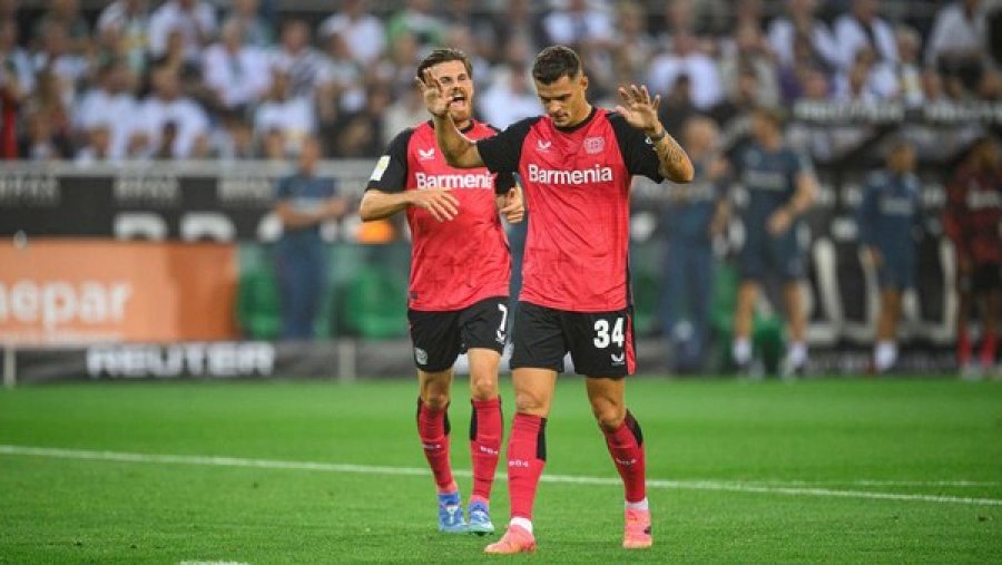 Xhaka e Leverkuseni i “bëjnë konak” Leipzigut