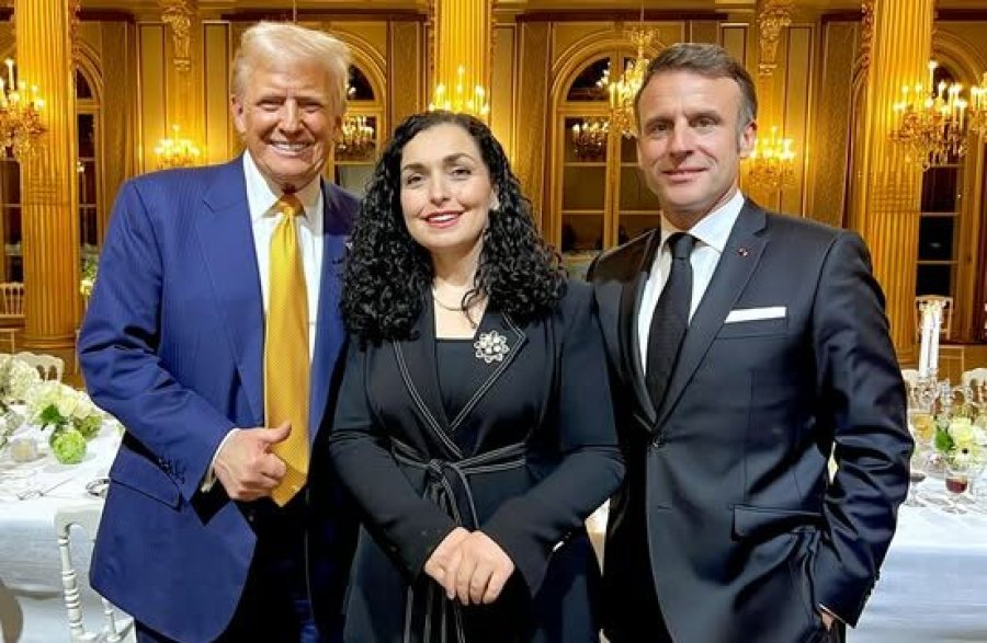 Osmani publikon fotografi me Trump dhe Macron: Aleanca euroatlantike