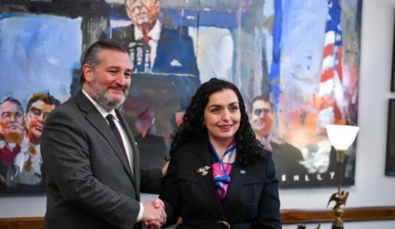 Osmani takohet me senatorin republikan Ted Cruz