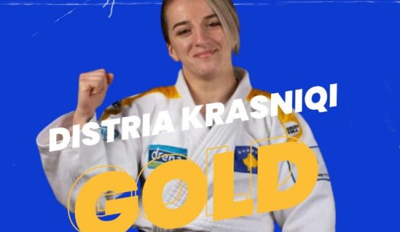 Distria Krasniqi ka fituar medaljen e artë në 'Grand Slamin e Parisit'