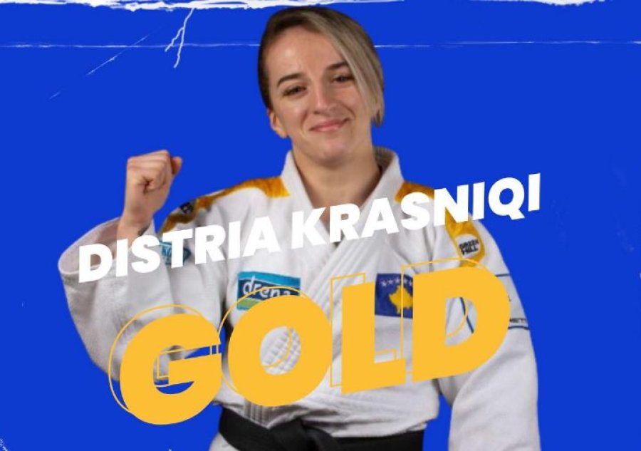 Distria Krasniqi ka fituar medaljen e artë në 'Grand Slamin e Parisit'