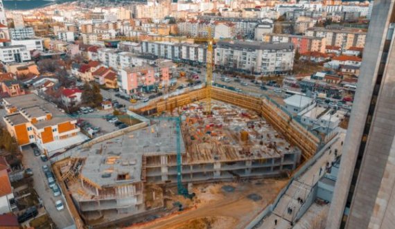 BIK publikon pamje se si duket nga lart kantieri i ndërtimit të Xhamisë Qendrore në Prishtinë