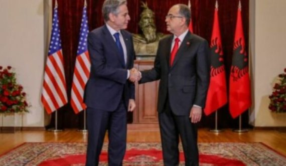 Detaje nga takimi i sekretarit Blinken dhe presidentit të Shqipërisë Begaj