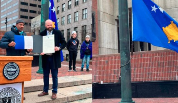 Në Boston për pavarësi ngritet flamuri i Kosovës 