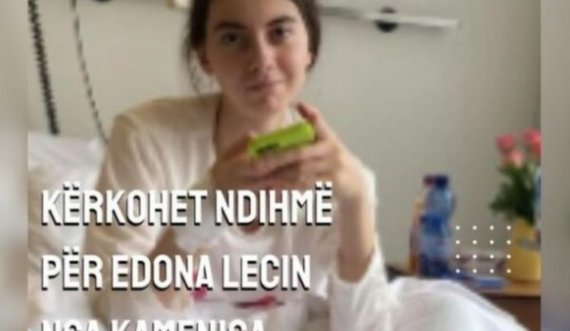 Edona Leci ka nevojë për ndihmën tuaj, po lufton kundër një tumori të rrallë