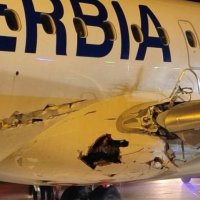 Avioni me 106 pasagjerë përplaset në aeroportin e Beogradit