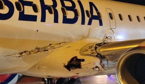 Avioni me 106 pasagjerë përplaset në aeroportin e Beogradit
