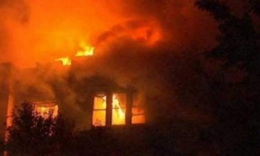 Ferizaj: Një person raporton se i është djegur vila e tij nga zjarri
